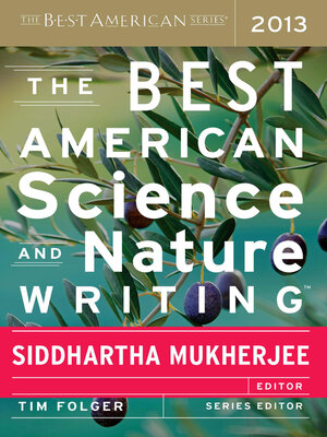 cover image of The Best American Science and Nature Writing 2013